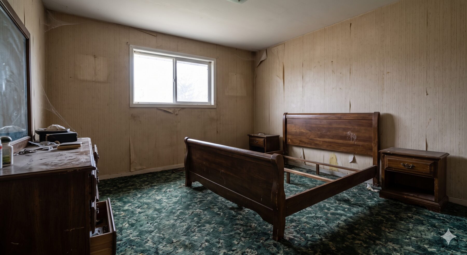Dormitorio antes de la reforma